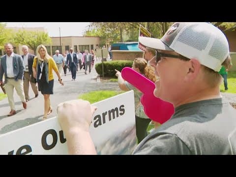 'Shame on you!' | Power line protest targets tech executives in Maryland