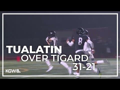 Tualatin outlasts Tigard in regular season finale | Friday Night Football