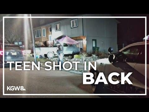 Teen shot in back on Saturday night in Sandy