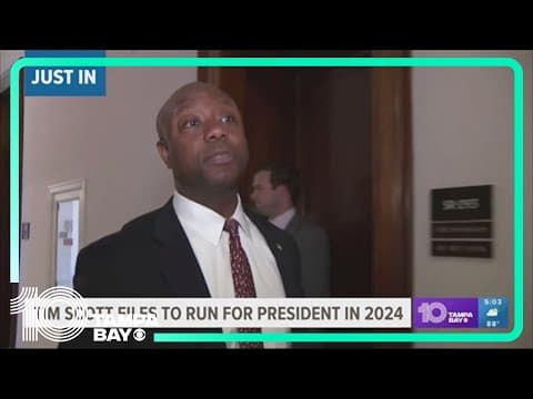 Sen. Tim Scott makes it official: He's a Republican candidate for president