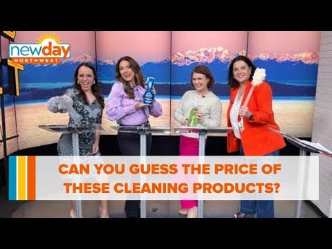 Game On: Can you guess the price of these cleaning products! - New Day NW
