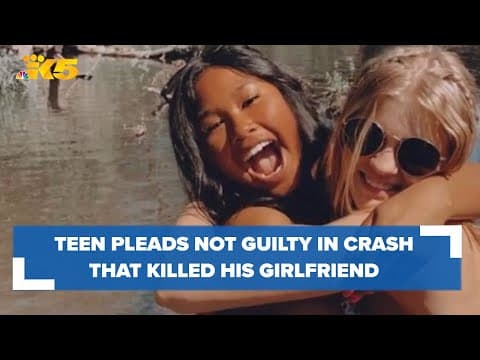 Rainier teen enters not guilty pleas in connection to crash that killed girlfriend