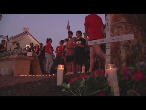 Community honors 24-year-old victim killed in Dublin crash with candlelight vigil