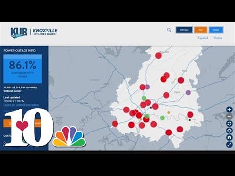 Brief power outage due to 'operational adjustments' impacts thousands of people in Knoxville area