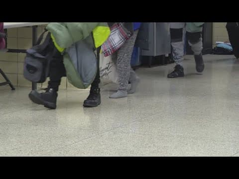 What is Houston doing to keep people safe in cold weather?