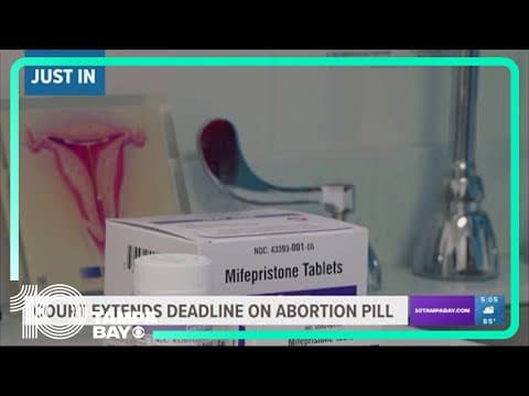 Supreme Court temporarily extends access to abortion pill