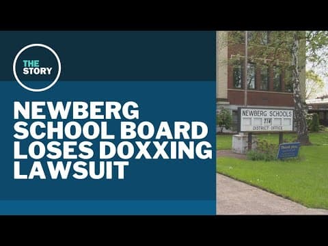 Newberg school board members lose in doxxing lawsuit