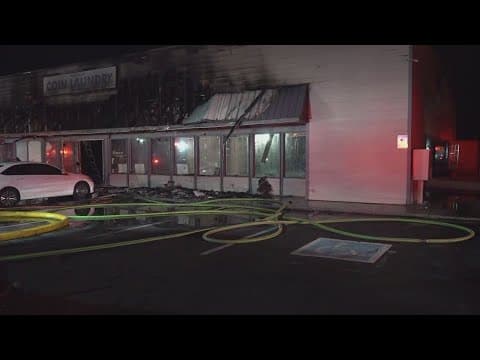 Rural Metro: Two firefighters injured after responding to fire at Coin Laundry in Cedar Bluff