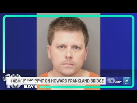Man accused of stabbing driver who hit his car on Howard Frankland Bridge worked for the US Attorney