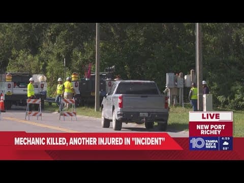1 city worker dead, 1 hospitalized in possible electrocution in New Port Richey