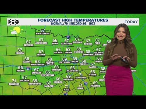 DFW Weather: A cold front moves into North Texas, it will get even colder tomorrow