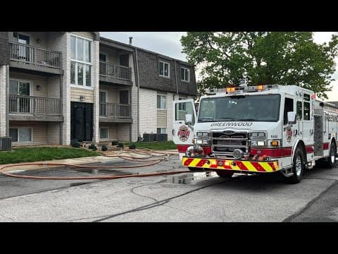 1 arrested after 3 fires reported at Greenwood apartment complexes