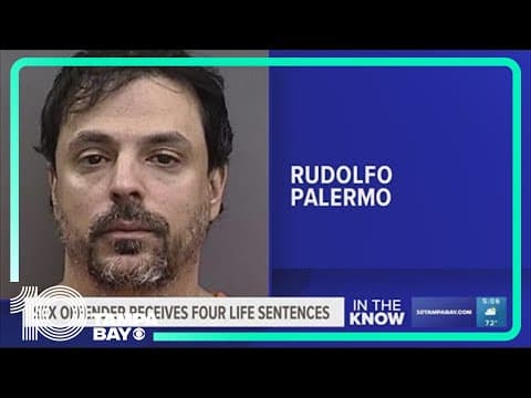 Sex offender receives 4 life sentences