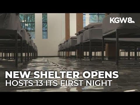 Portland opens new low-barrier overnight shelter, day center as part of citywide homelessness respon