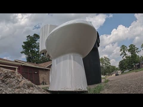 Neighbors contacted KHOU 11 about trash piling up in their yards. Then this happened...
