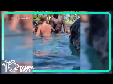 Shaquille O'Neal spotted playing with kids at Hawaii resort