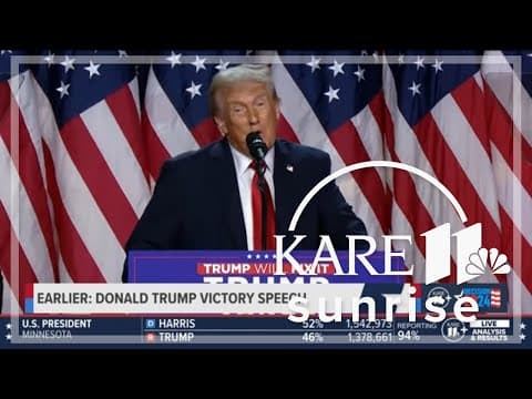 Donald Trump shares victory speech after projected win