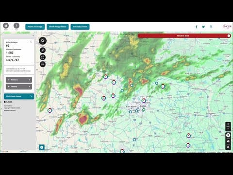 Flights canceled, power outages reported as rain moves through DFW
