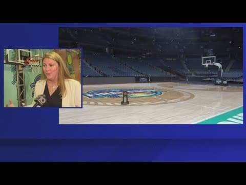 Tourney Town has taken over the Tampa Convention Center ahead of the NCAA Women's Final Four