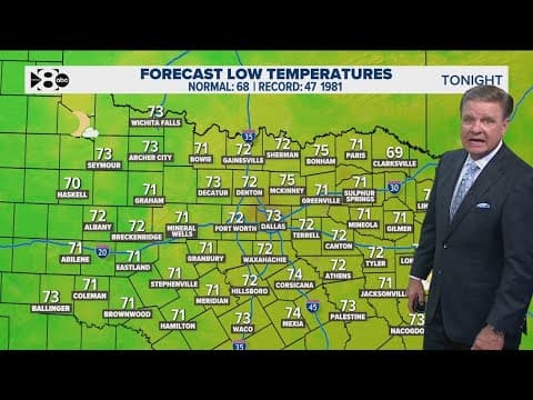 8:30 pm DFW Weather: Cooldown incoming as summer comes to an end