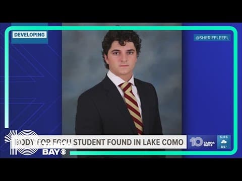 Lee County authorities find body of student who fell overboard on Lake Como