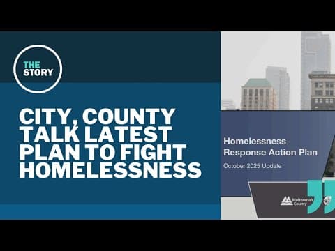 Portland, Multnomah County leaders discuss homelessness action plan