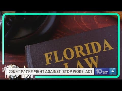 Court sides with Tampa Bay businesses fighting against state's 'Stop Woke' Act