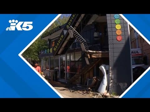 Tesla smashes into several Seattle businesses in Fremont neighborhood; driver not found