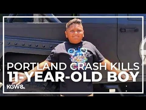 Victim in deadly Southeast Portland crash was 11 years old, police say
