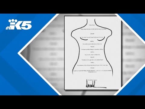 Trump note to Epstein that he denies writing is released by Congress