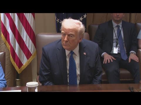 President Donald Trump responds to war plans sent in group chat with journalist