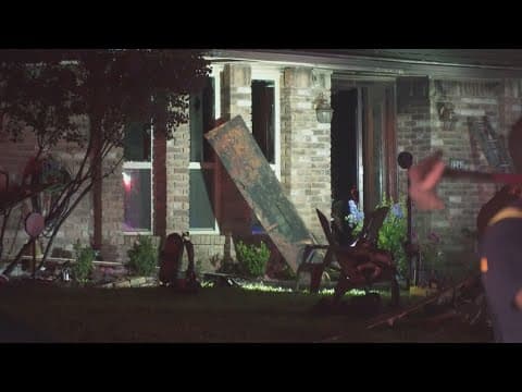 Home's roof partially collapses overnight due to fire, DFR says
