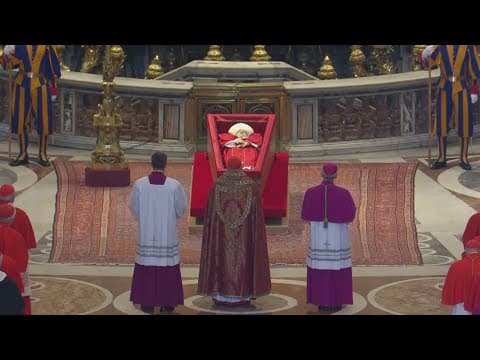 Catholic faithful pay their final respects to Pope Francis in St. Peter's Basilica