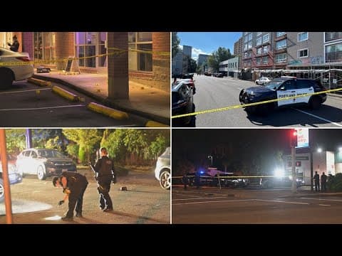 LIVE: Portland police address 7 shootings, in-custody death in past 24 hours