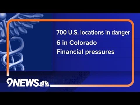6 Colorado rural hospitals at risk of closing