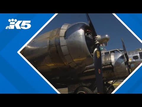 Restored B-17 Bomber arrives in Seattle