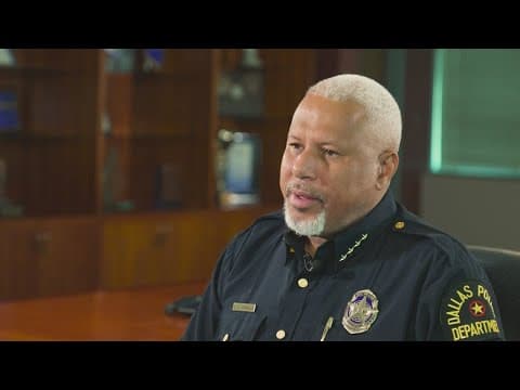 Dallas Police Chief Daniel Comeaux speaks on his first 100 days in office