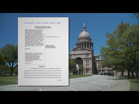 Parents file lawsuit against Texas for Ten Commandments bill