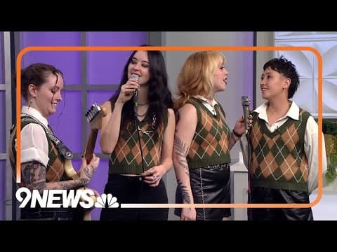 The E Block: Denver band May Be Fern performs on 9NEWS