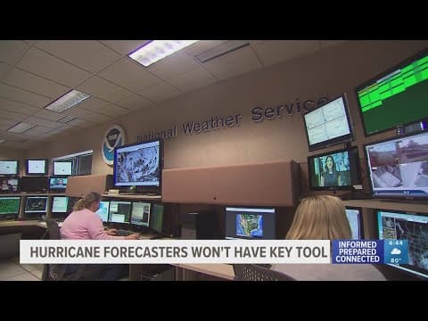 Hurricane forecasters won't have drone tool to gather information during severe weather