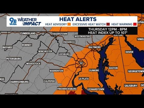 DMV Morning Forecast: Aug. 1, 2024 | Hot and humid Thursday