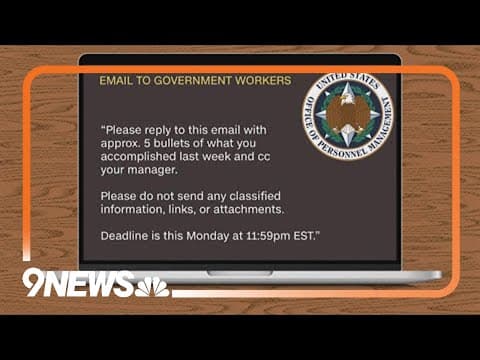 Deadline looms for federal workers to answer Musk email