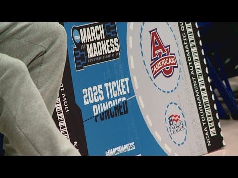 American University will play Mount St. Mary's in 'First Four' matchup Wednesday
