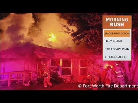 Woman recovering after being pulled from a burning home