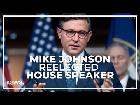 Republican Mike Johnson reelected House speaker