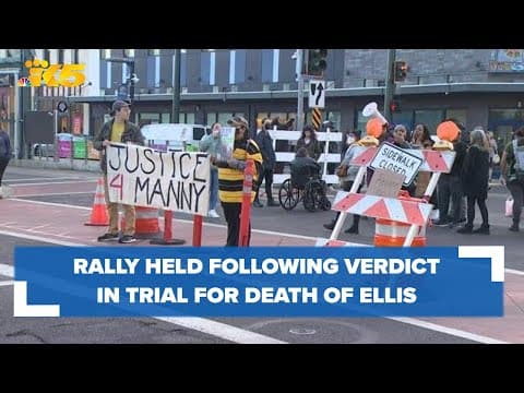Rally held in Tacoma following verdict in trial of death of Manuel Ellis