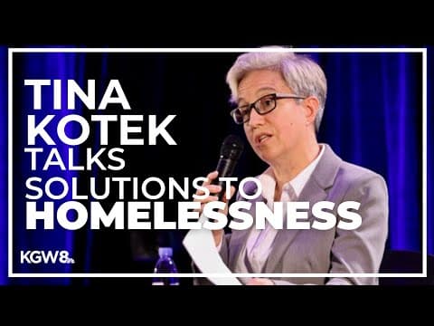 Oregon governor candidate Tina Kotek on homelessness