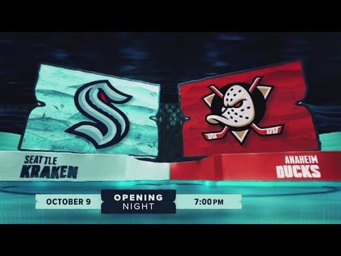 Kraken announce home-opener game for 25-26 season, and new ticket packages