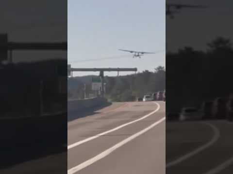 Plane Tries to Land Before Crashing Next to Interstate