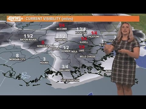 New Orleans Weather: AM fog then rain and storms on Saturday, drier Sunday